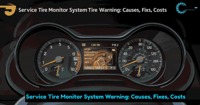 Service Tire Monitor System Warning: Causes, Fixes, Costs