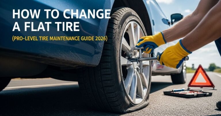 How to Change a Flat Tire (Pro-Level Tire Maintenance Guide 2026)